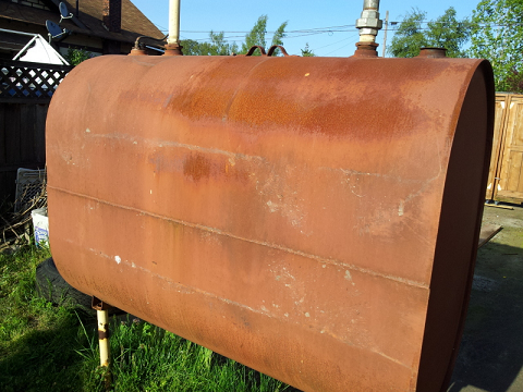 metal oil tank